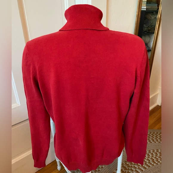 Vintage Northern Reflections Red Turtleneck. Size Large. - Picture 8 of 11